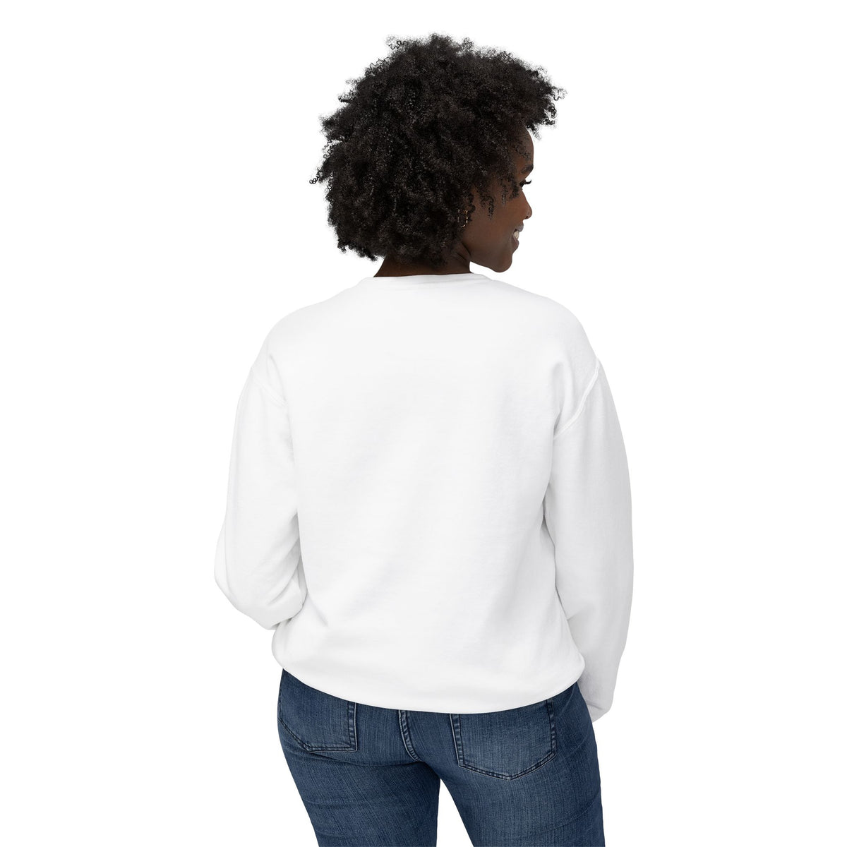 Back To School Morning Bell Club Crewneck Sweatshirt — Minimalist White Cozy Pullover